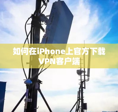 如何在iPhone上官方下载VPN客户端