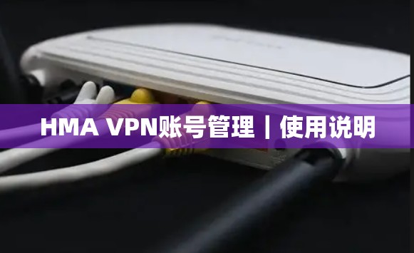 HMA VPN账号管理｜使用说明
