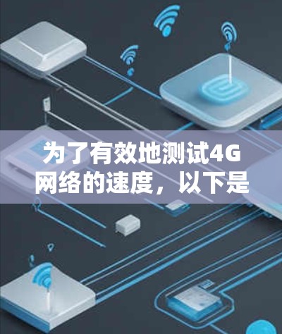 为了有效地测试4G网络的速度，以下是一些推荐的软件和步骤，帮助你选择并使用合适的工具