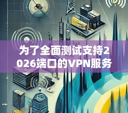 为了全面测试支持2026端口的VPN服务器性能和安全性，您可以按照以下步骤使用合适的工具进行测试