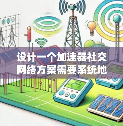 设计一个加速器社交网络方案需要系统地规划和实施多个关键环节，以确保方案的有效性和可行性。以下是一个有条理的设计步骤指南