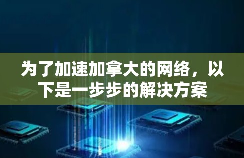 为了加速加拿大的网络,以下是一步步的解决方案 为了加速加拿大的网络,以下是一步步的解决方案